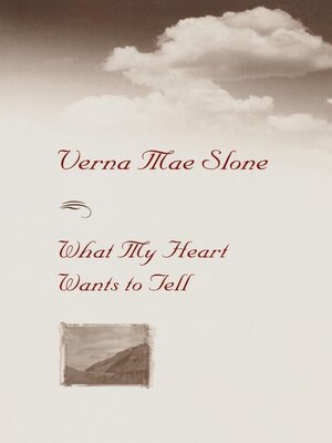 cover image of What My Heart Wants To Tell
